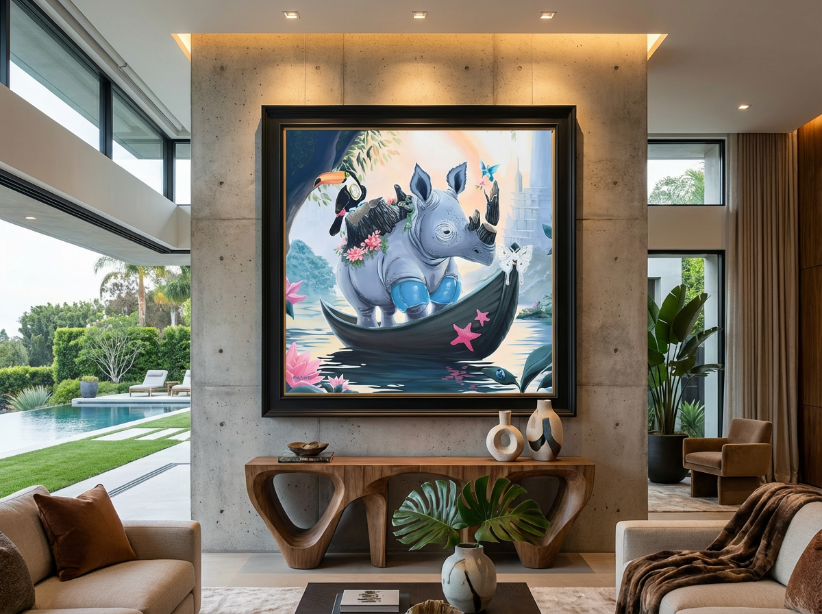 Afloat - Original Acrylic Painting - Unframed