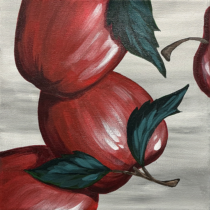 Apples - Original Acrylic Painting - Unframed