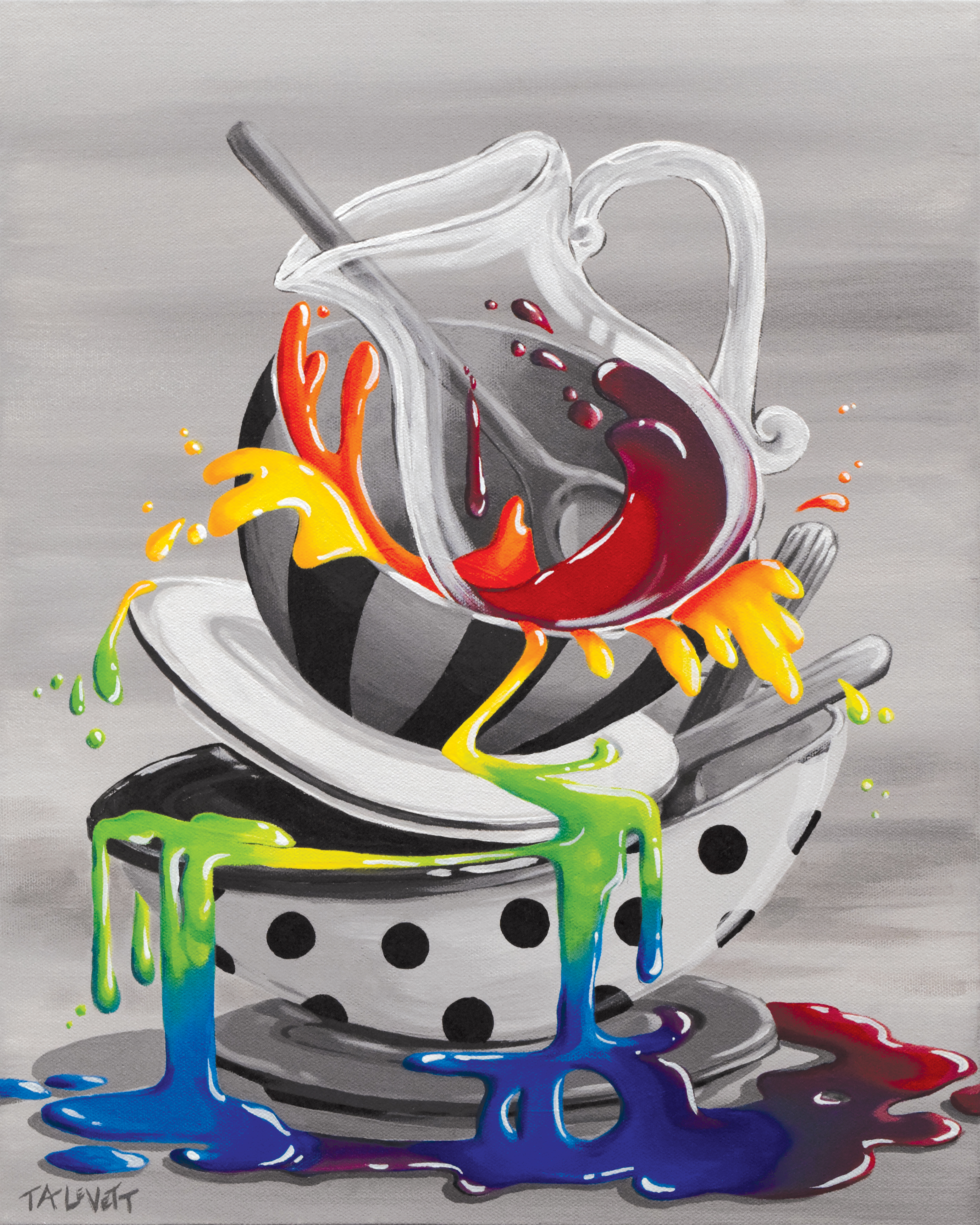 Don't Drink the KoolAid - Original Acrylic Painting - Unframed