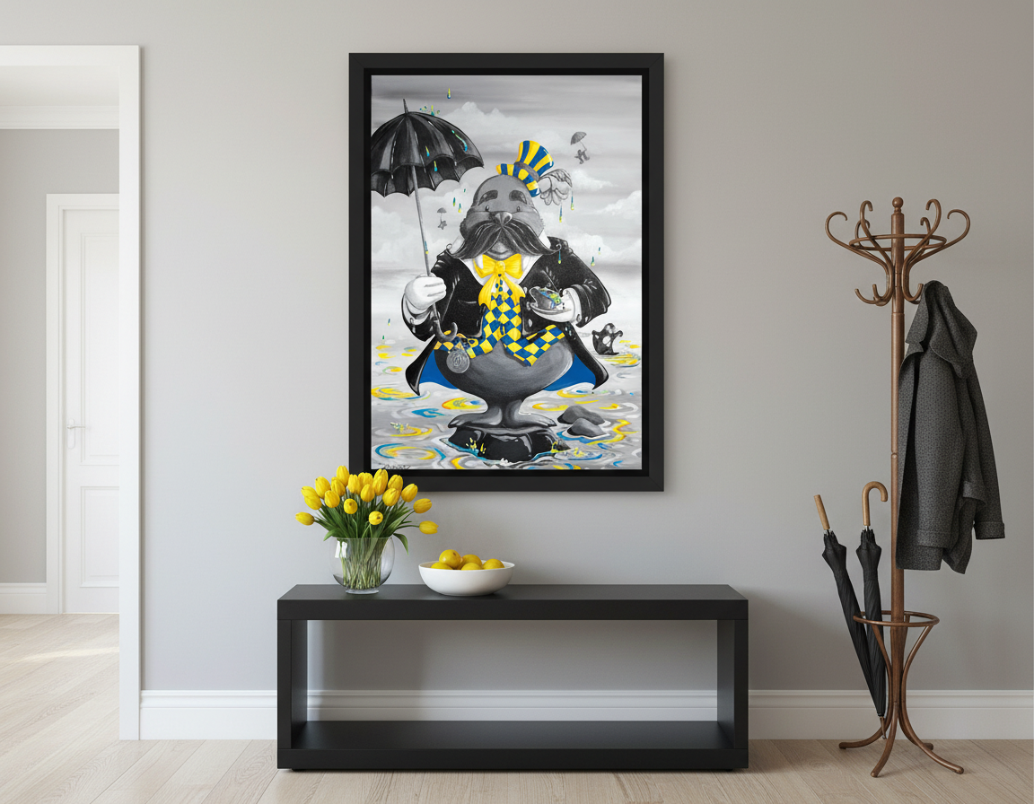 Jolly Wally - Original Acrylic Painting - Unframed - SOLD