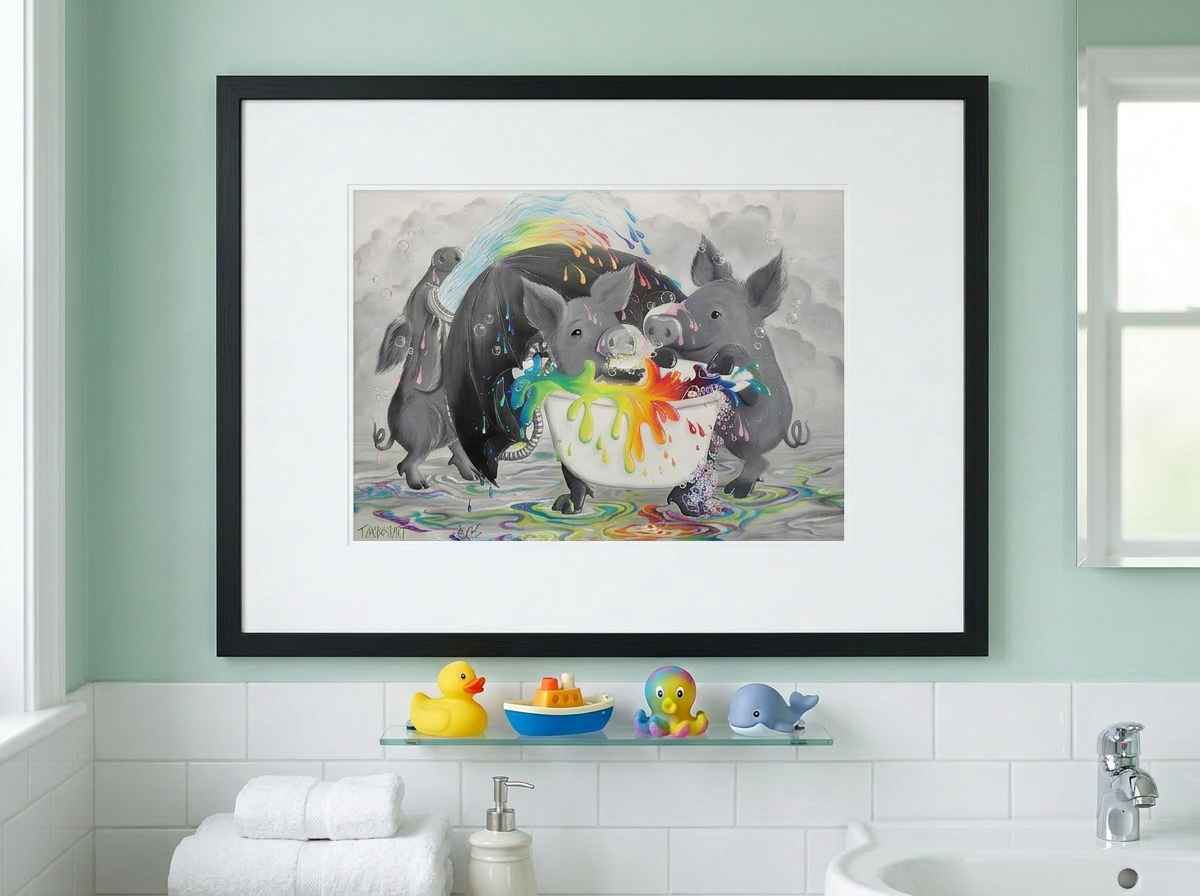 Hog Wild - Art Print - Unframed