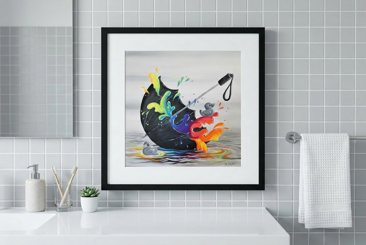 Riding the Wave -  Art Print - Unframed