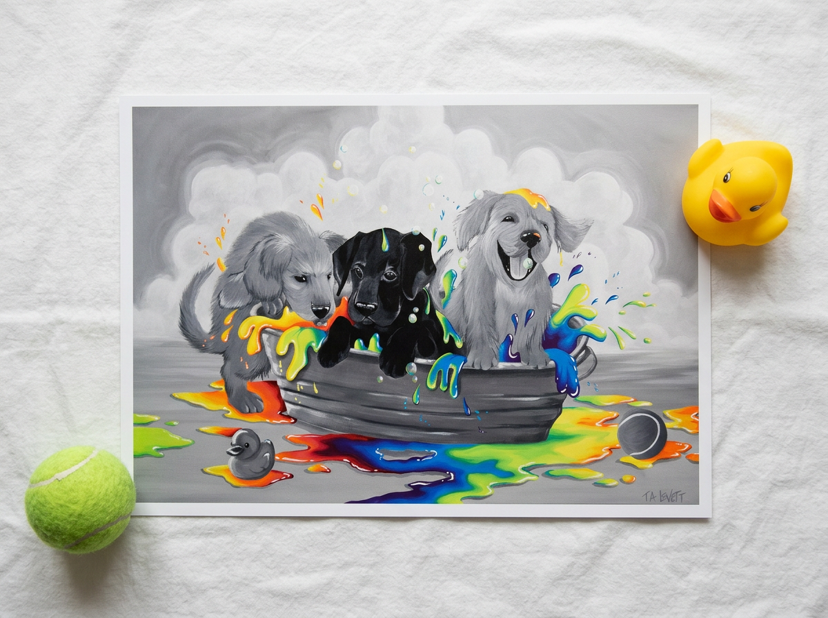 Dog Days of Summer - Art Print - Unframed