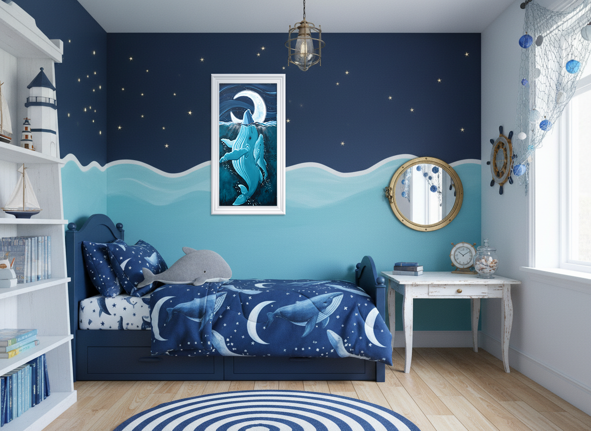 Spy Hopping - Original Acrylic Painting - Unframed - SOLD