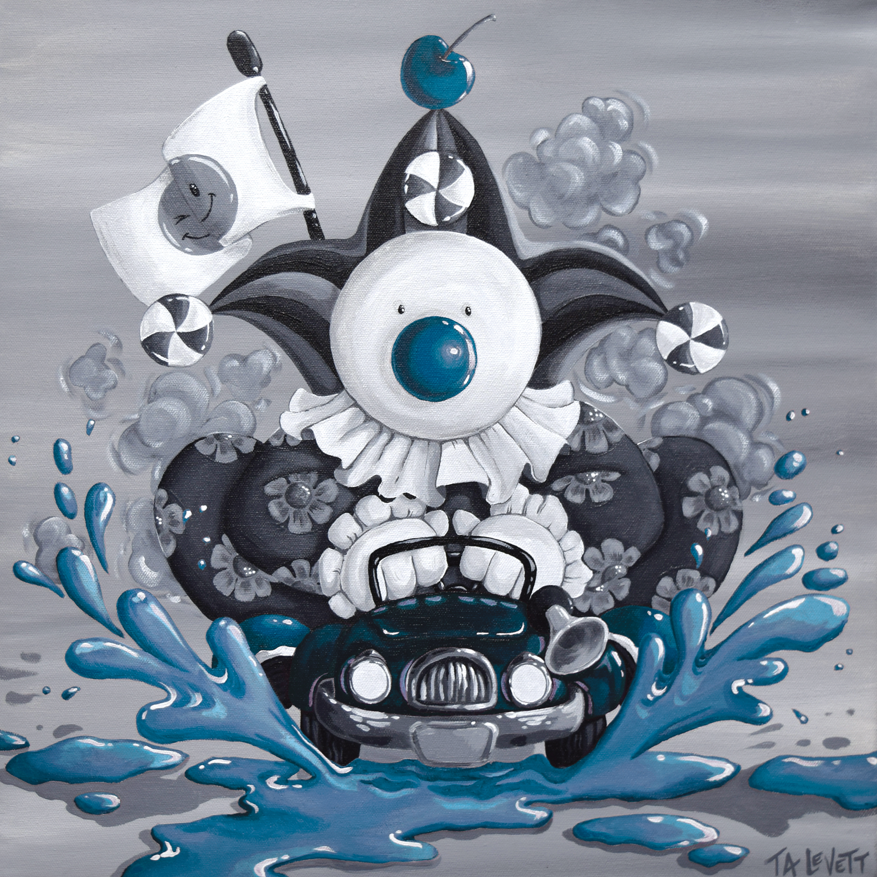 Clowning Around - Limited Art Print - Unframed