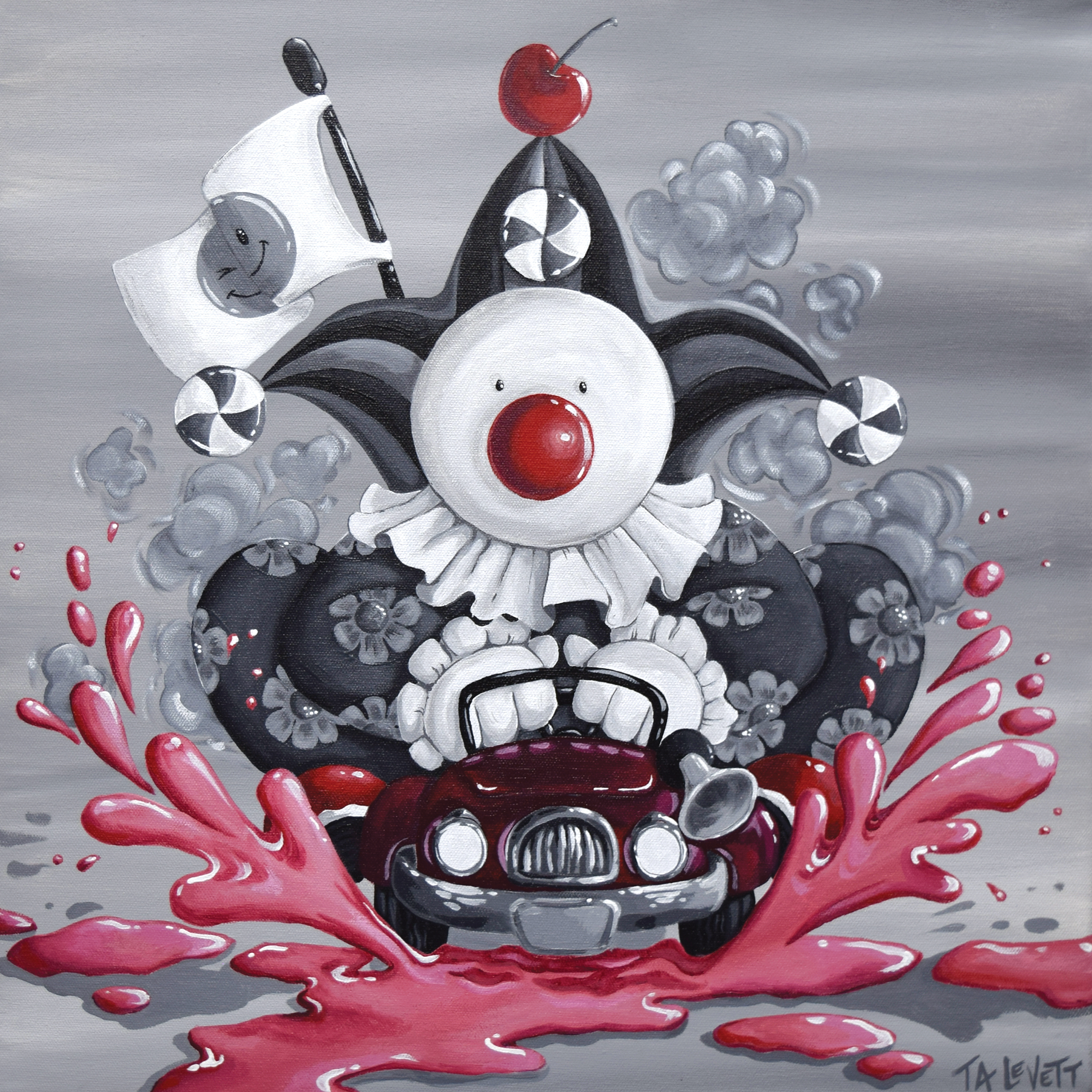 Clowning Around - Limited Art Print - Unframed