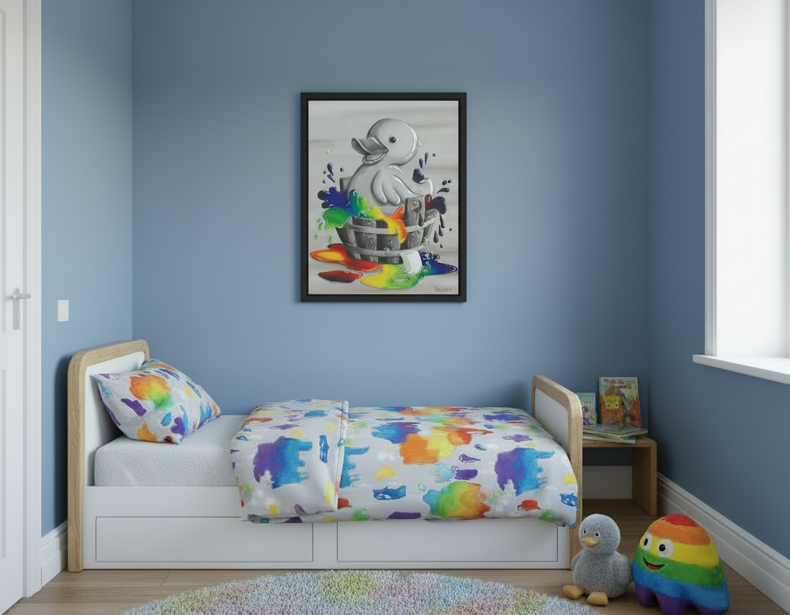 Just Ducky - Original Acrylic Painting - Unframed - SOLD