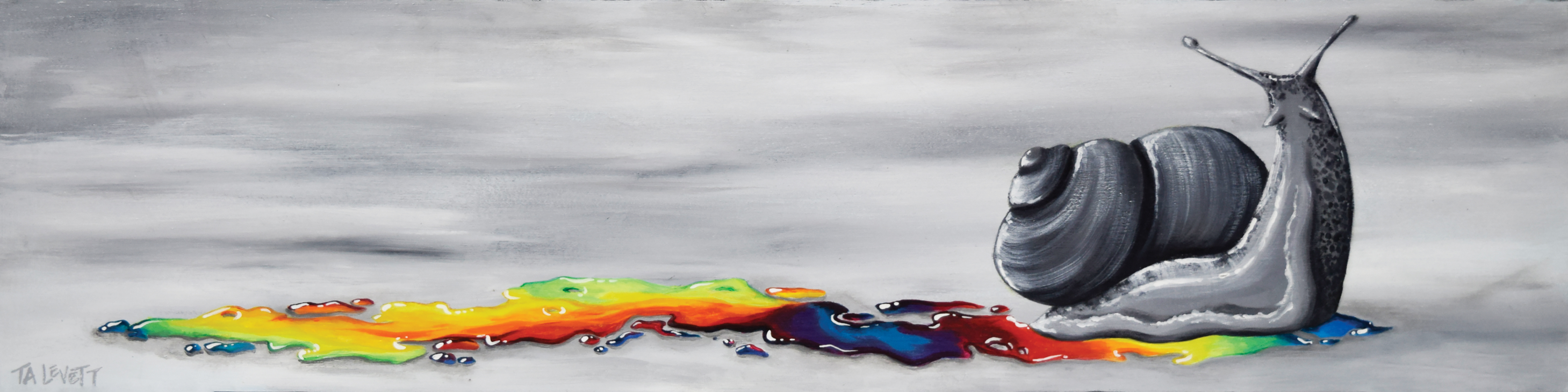 Snail Trail - Art Print -Unframed