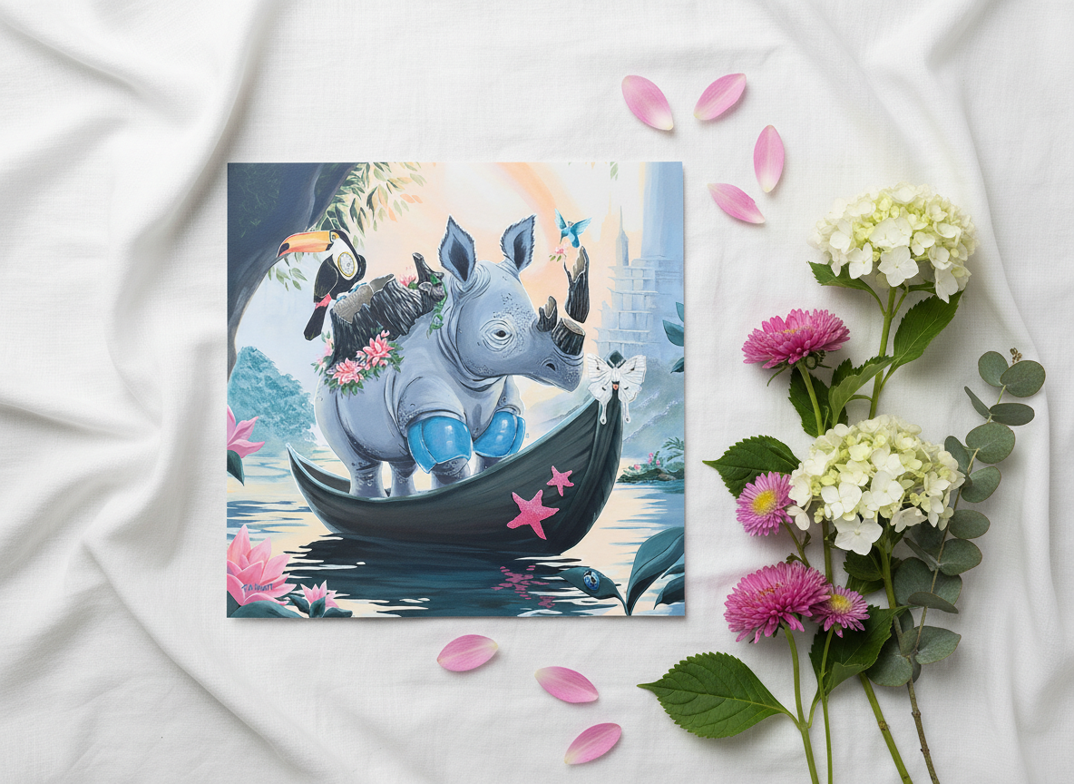 Afloat - Art Print - Unframed