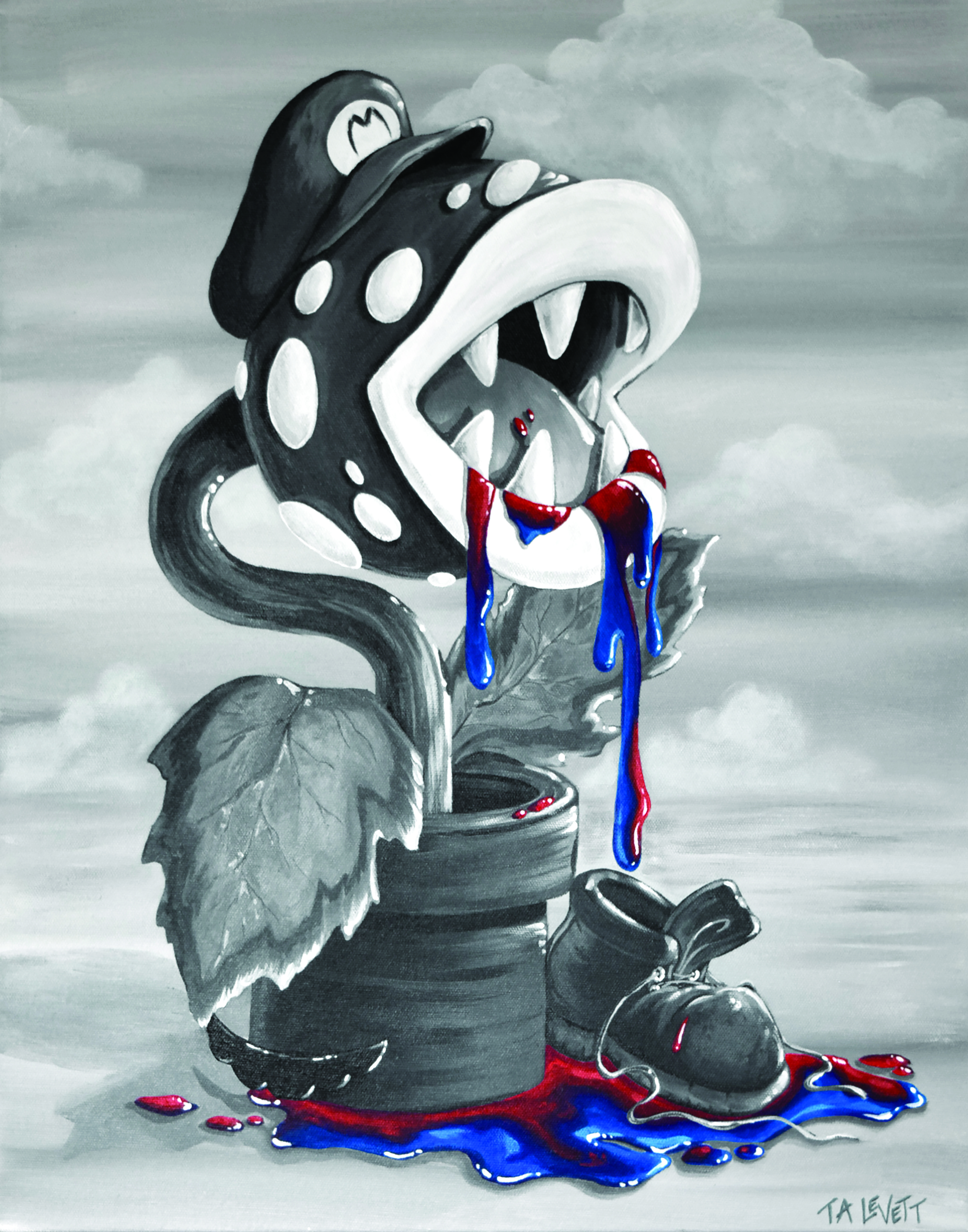 Piranha Plant - Limited Art Print - Unframed