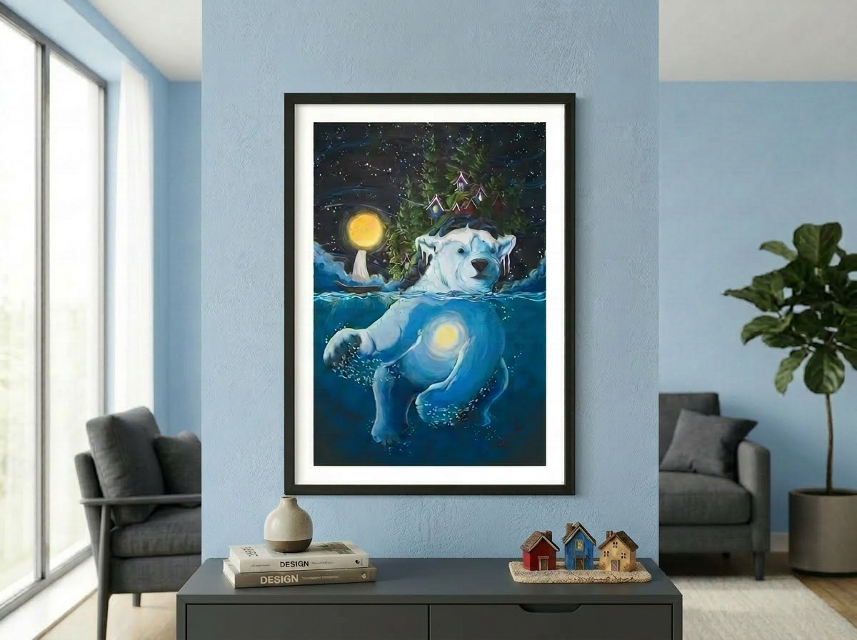 Polar Bear Island - Art Print