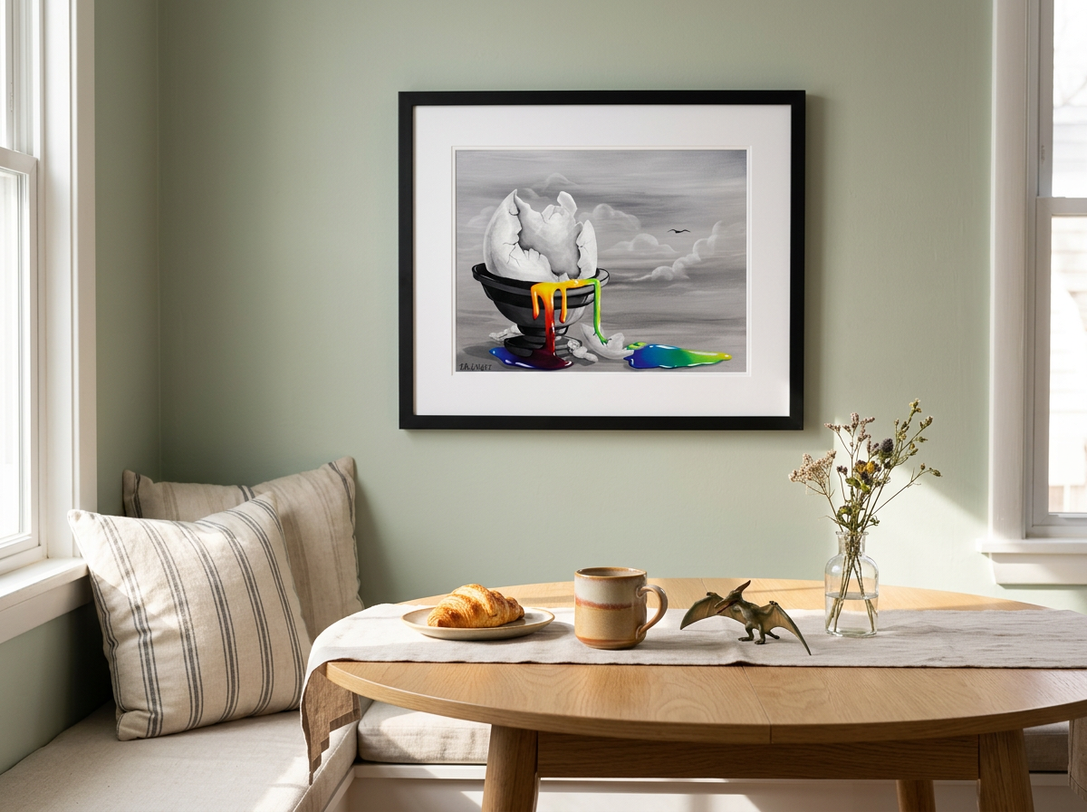 Bye Bye Birdy - Art Print - Unframed