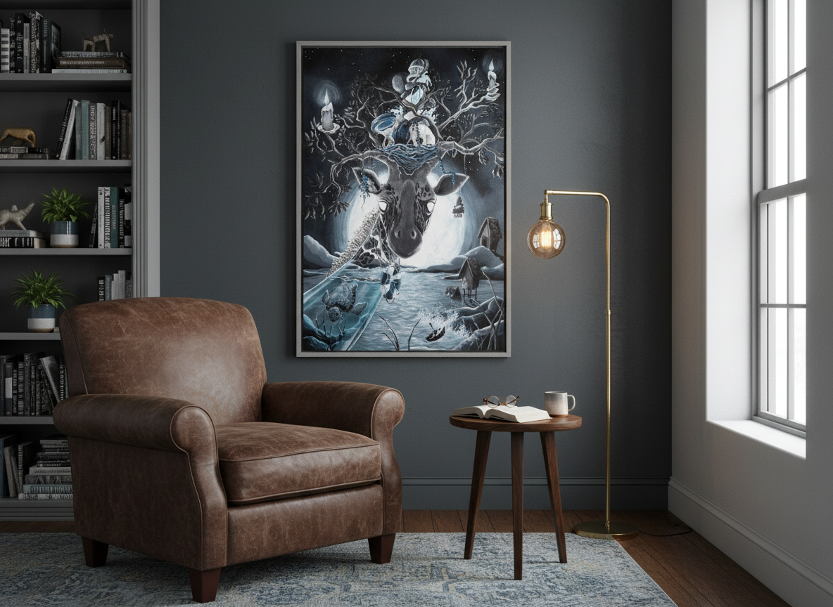 Echoes of the Past (1st Edition) - Original Acrylic Painting - Unframed - SOLD