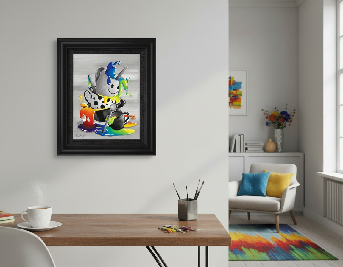 Smile - Original Acrylic Painting - Unframed - SOLD