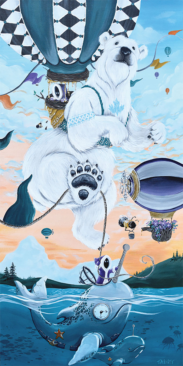 Up, Up and Away - Art Print - Unframed