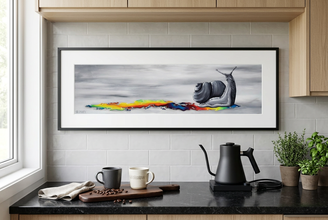 Snail Trail - Art Print -Unframed