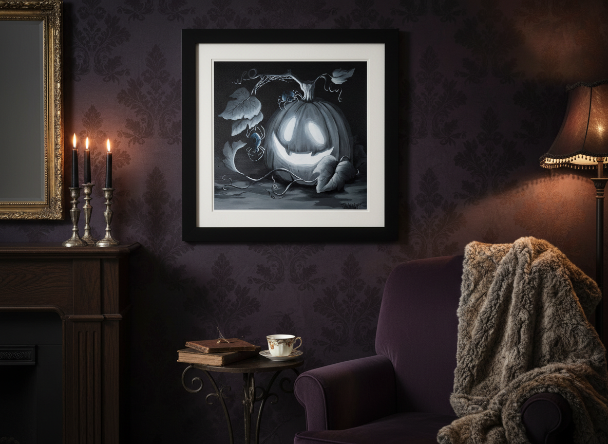 Spooky Friends - Art Print - Unframed