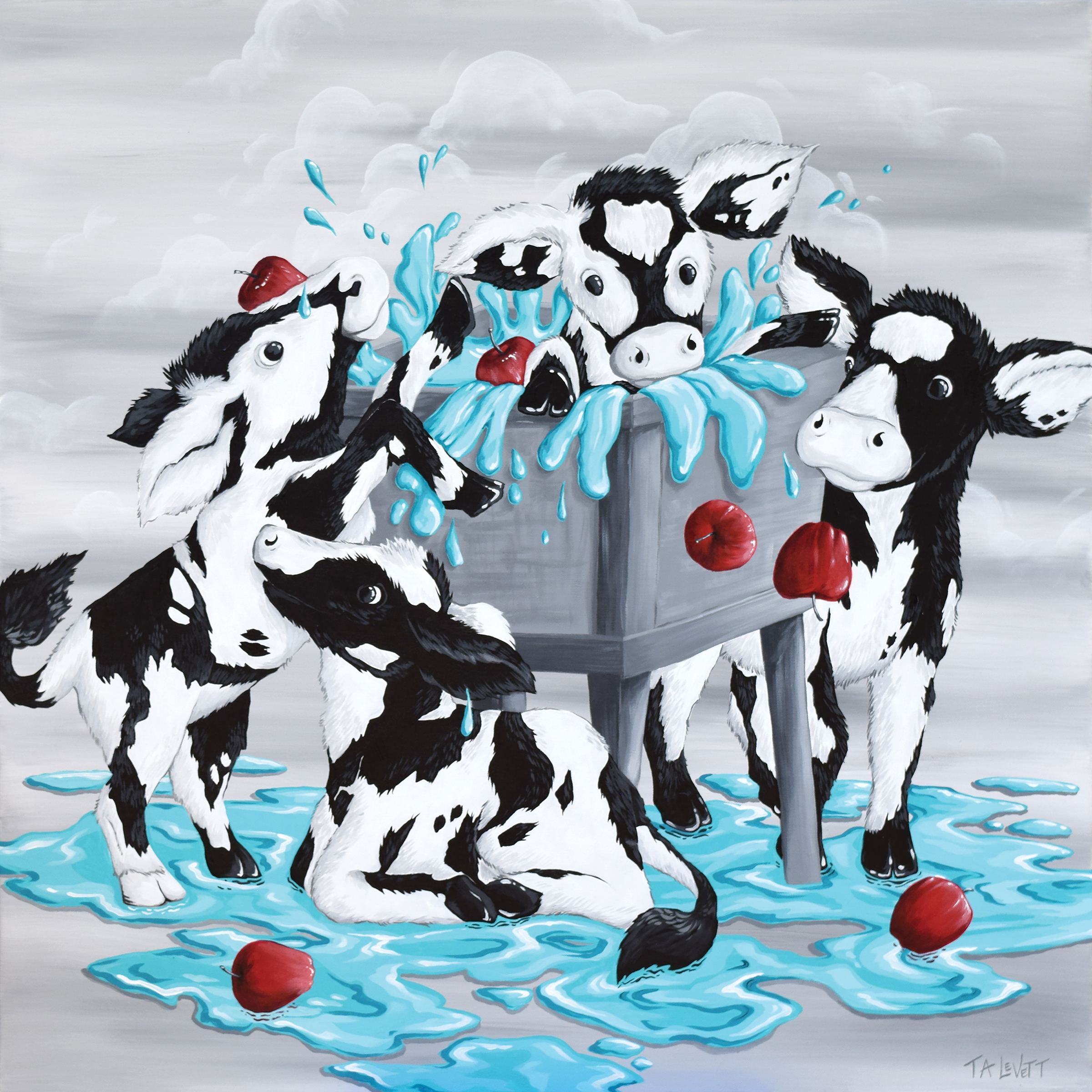 Apple Picking - Art Print - Unframed