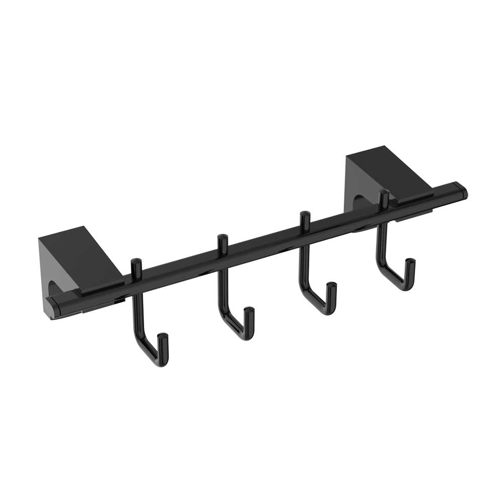 F1 SERİSİ SET ASKILIK DÖRTLÜ MAT SİYAH