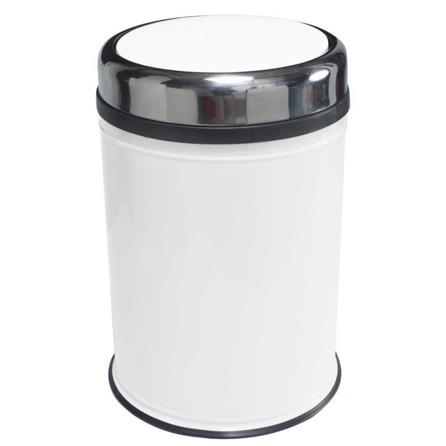 PRATİK KAPAK ÇÖP KOVASI BEYAZ