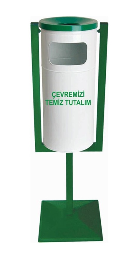 TABLALI BAHÇE TİPİ ÇÖP KOVASI