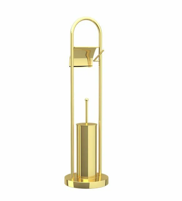 AYAKLI WC SET PASLANMAZ ÇELİK GOLD/BAKIR