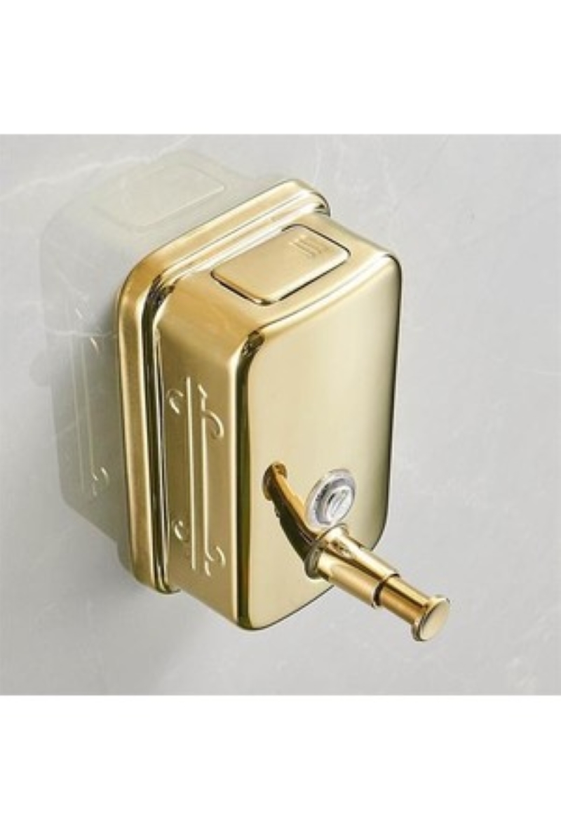 PASLANMAZ SIVI SABUN DİSPENSERİ GOLD