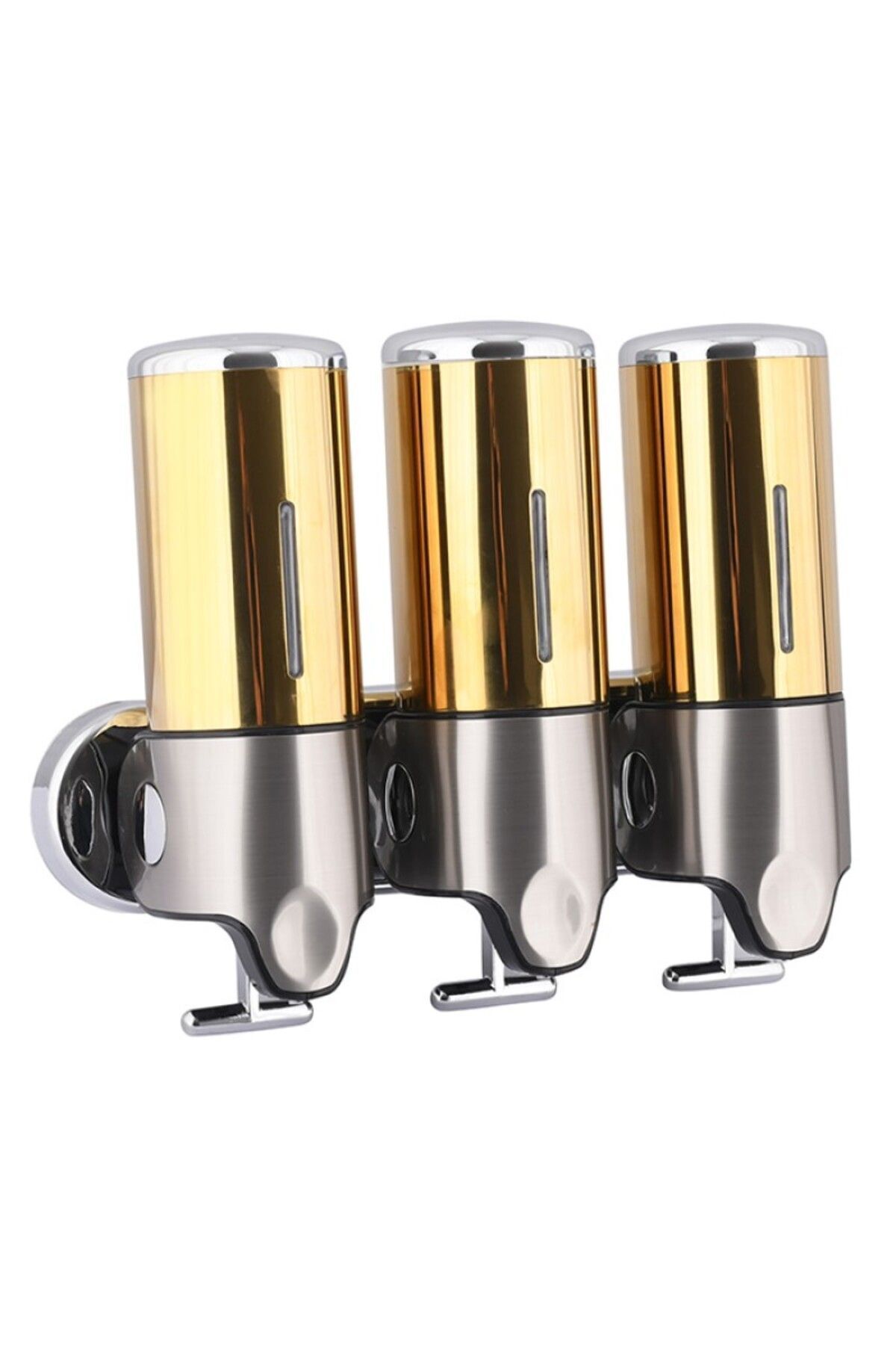  ÇEKMELİ 500ML SIVI SABUNLUK  ÜÇLÜ SABUN, DUŞ JELİ VE ŞAMPUAN