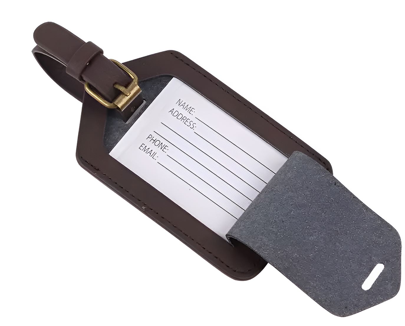 1. SINIF S.DERİ TASLAMALI LEATHER BAGAJ ETİKETİ STANDART EBAT 