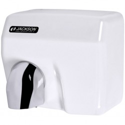 SENSÖRLÜ DÖNER BAŞLIKLI EL KURUTMA MAKİNESİ SATİNE ÇELİK GÖVDELİ  BEYAZ