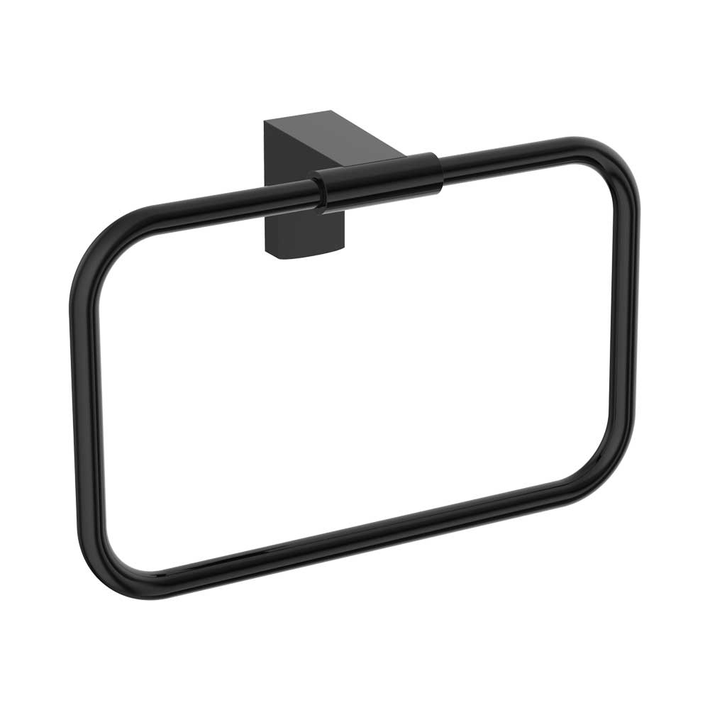 F1 SERİSİ YUVARLAK HAVLULUK MAT SİYAH