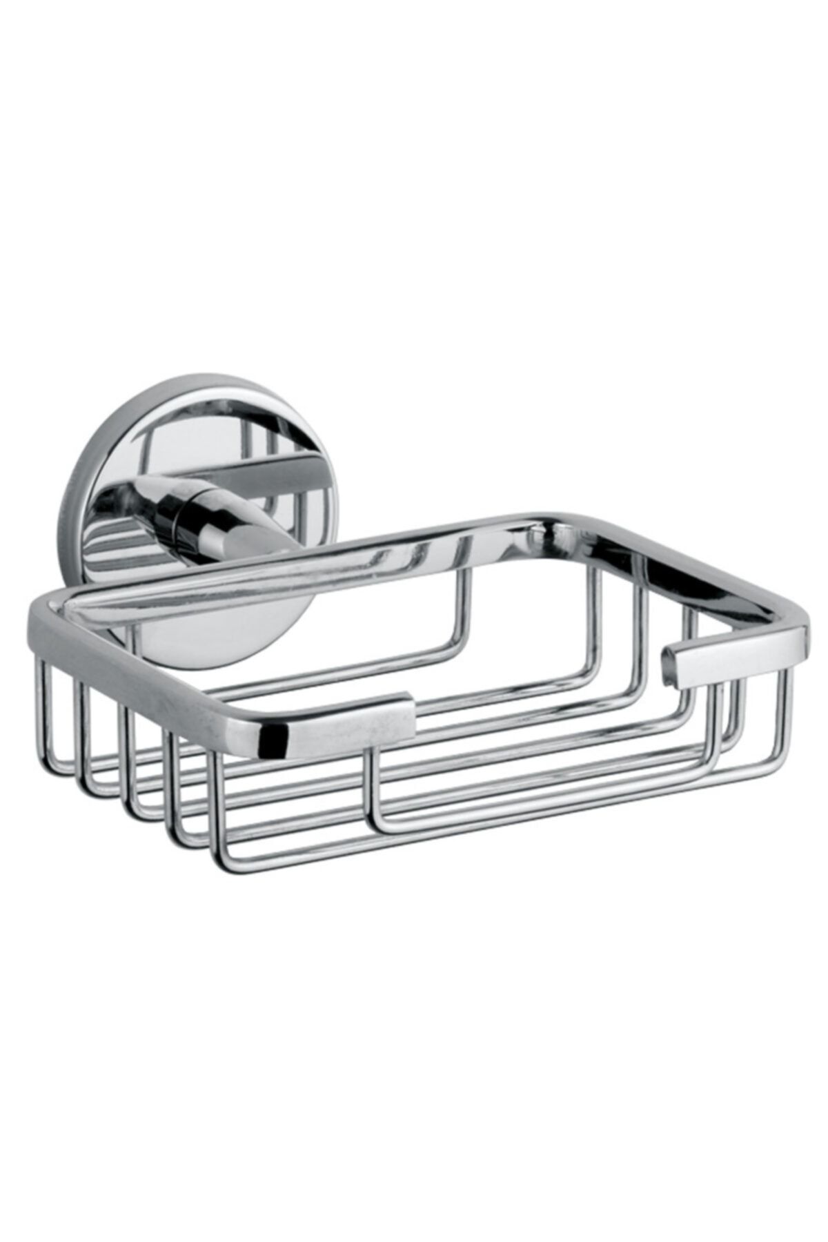 NATURA ROZETLİ KARE TEL SABUNLUK