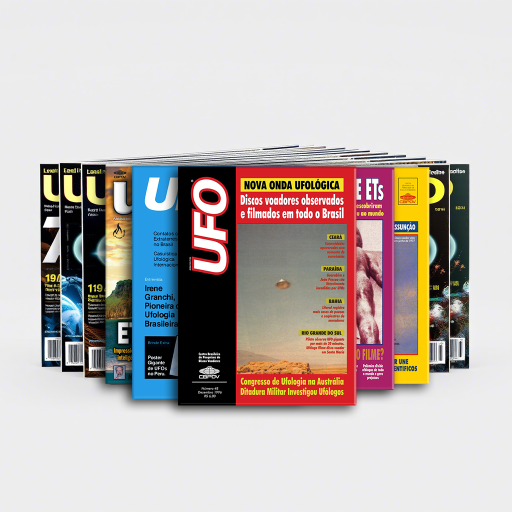 Coleção Histórica: Todas as Revistas UFO 001 - 296