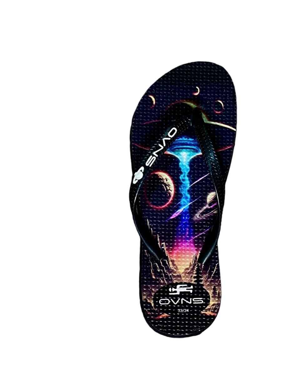 Chinelo de Estampa Espacial