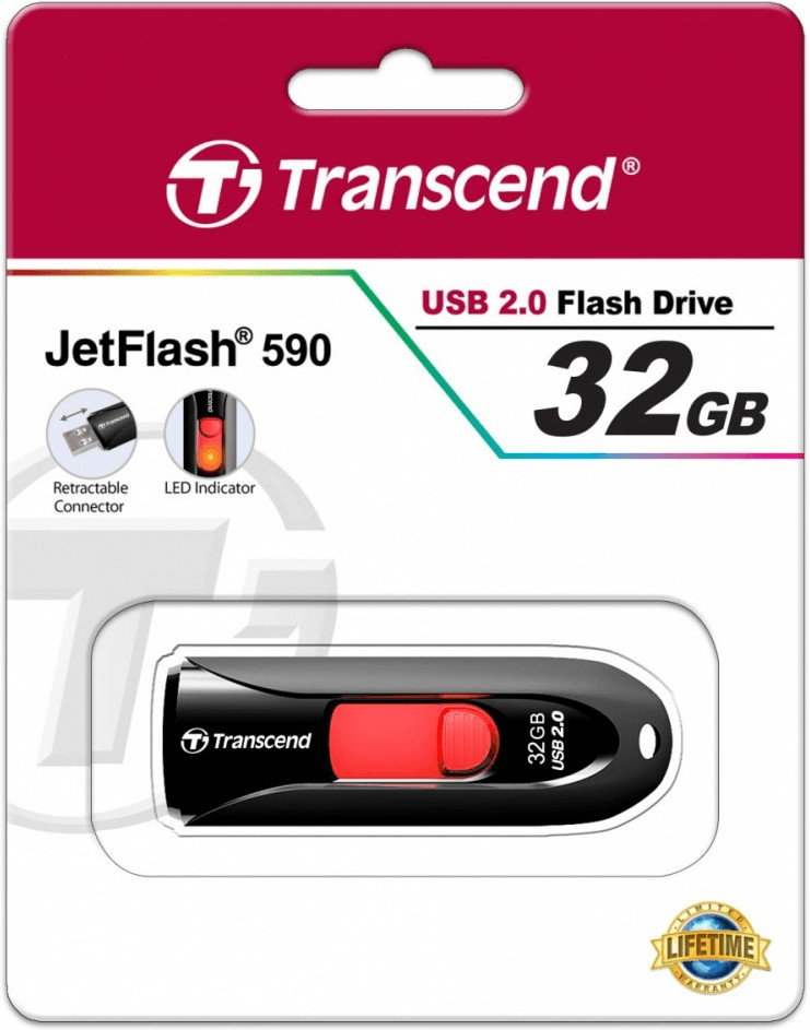 Transcend JetFlash 590 32GB USB Flash Drive