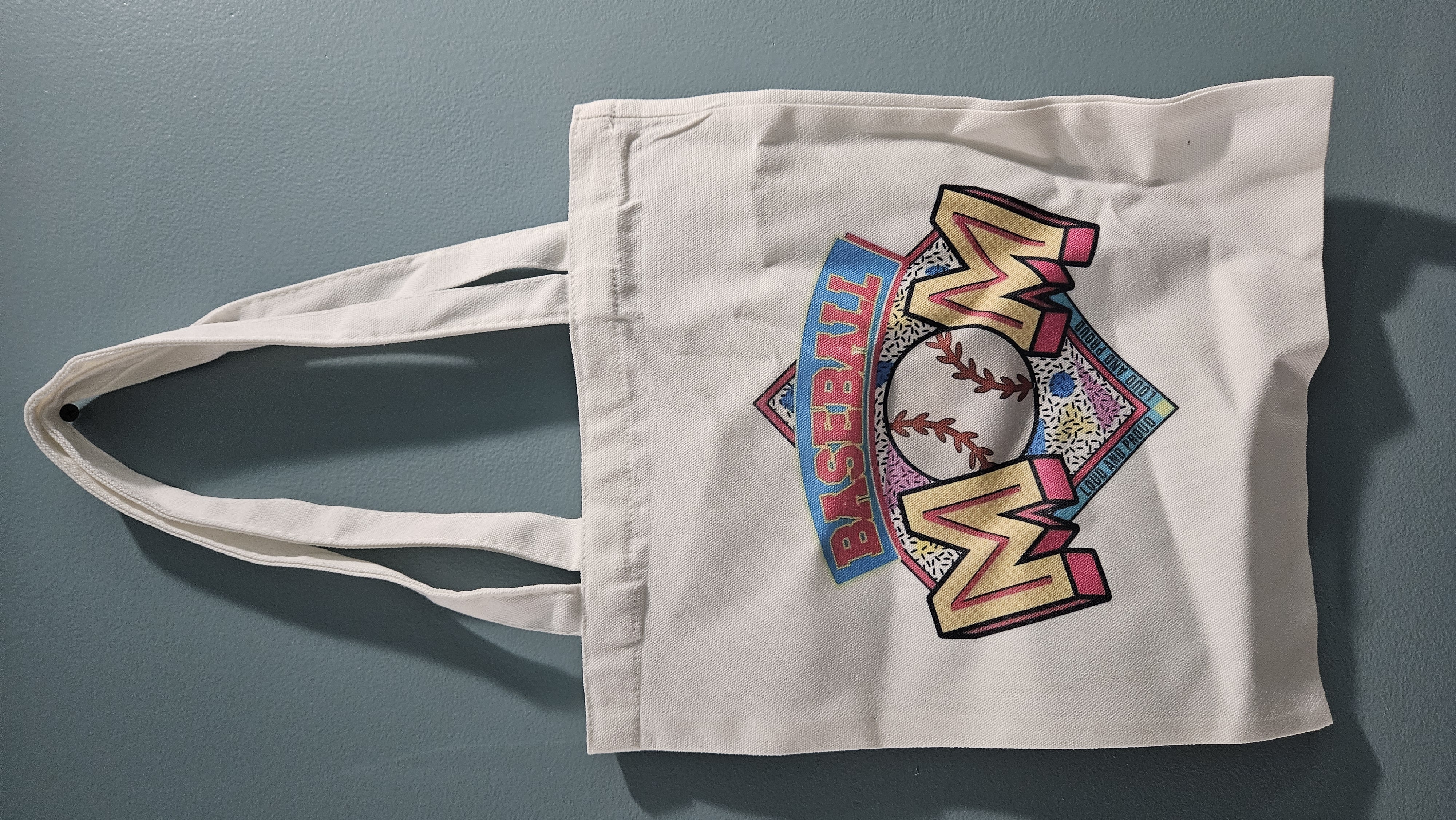 Baseball Mom Tote Bag