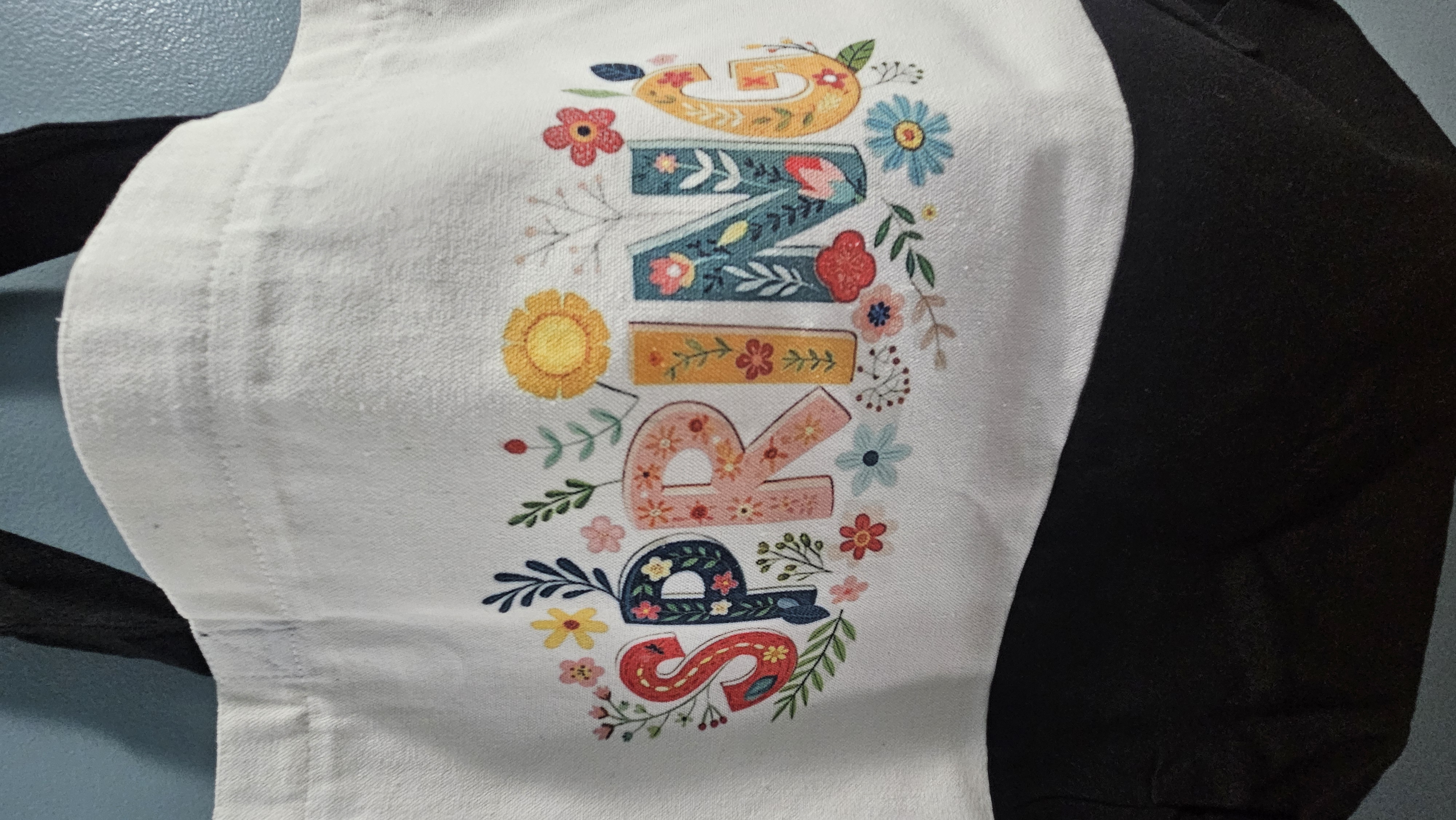 Spring-themed Canvas Tote Bag