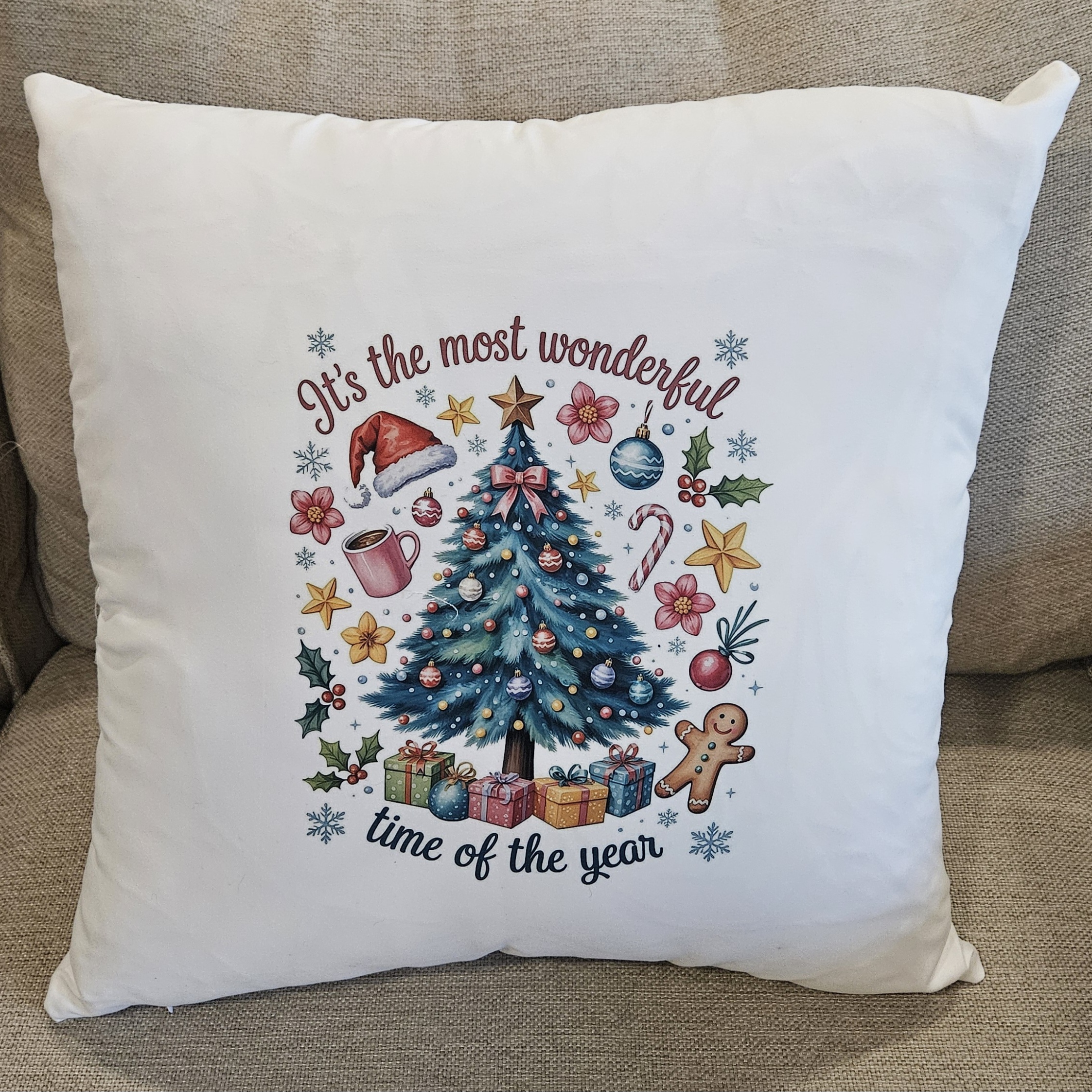 Christmas Tree Decorative Pillow Cover