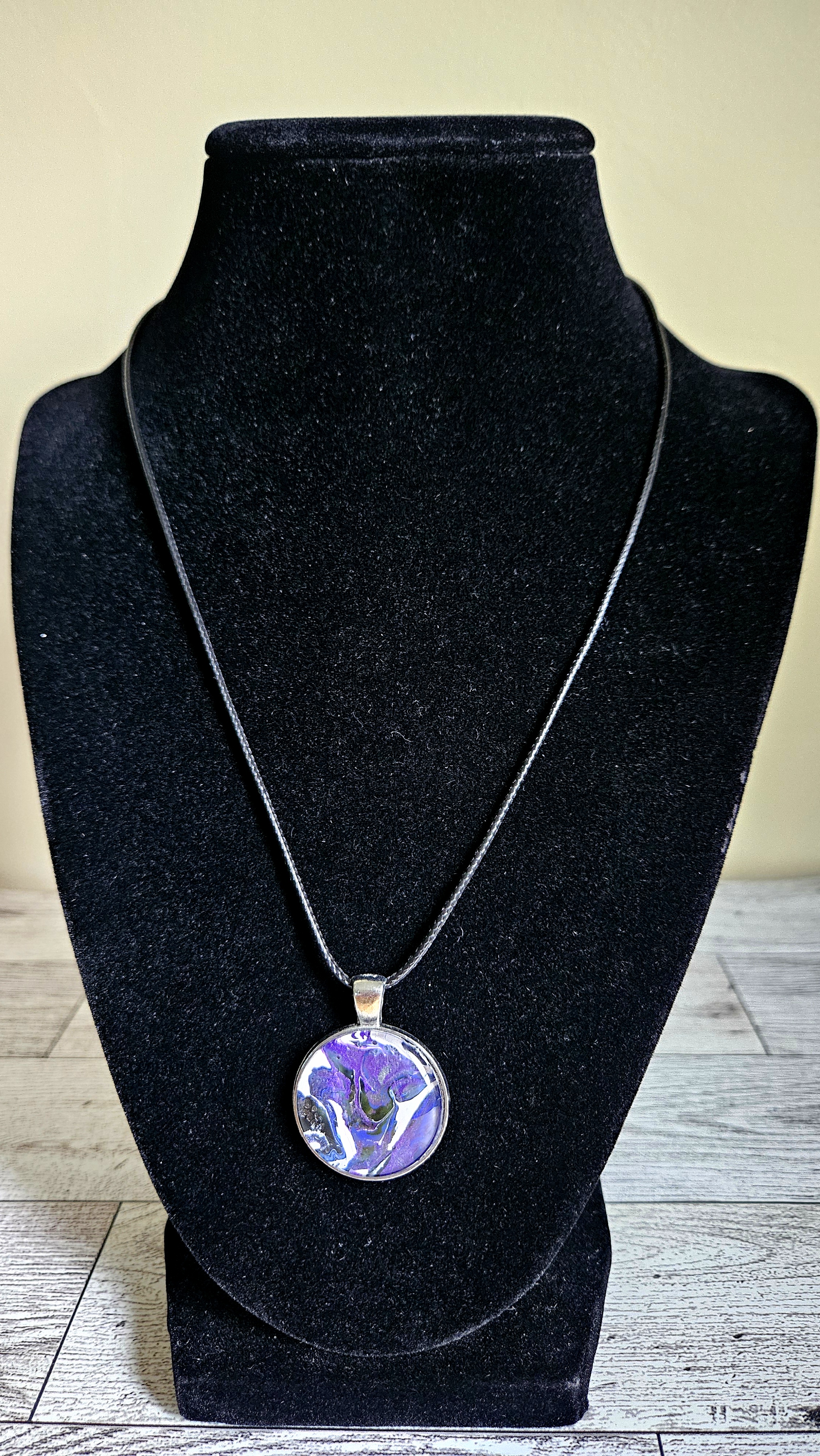 Purple Pendant Necklace