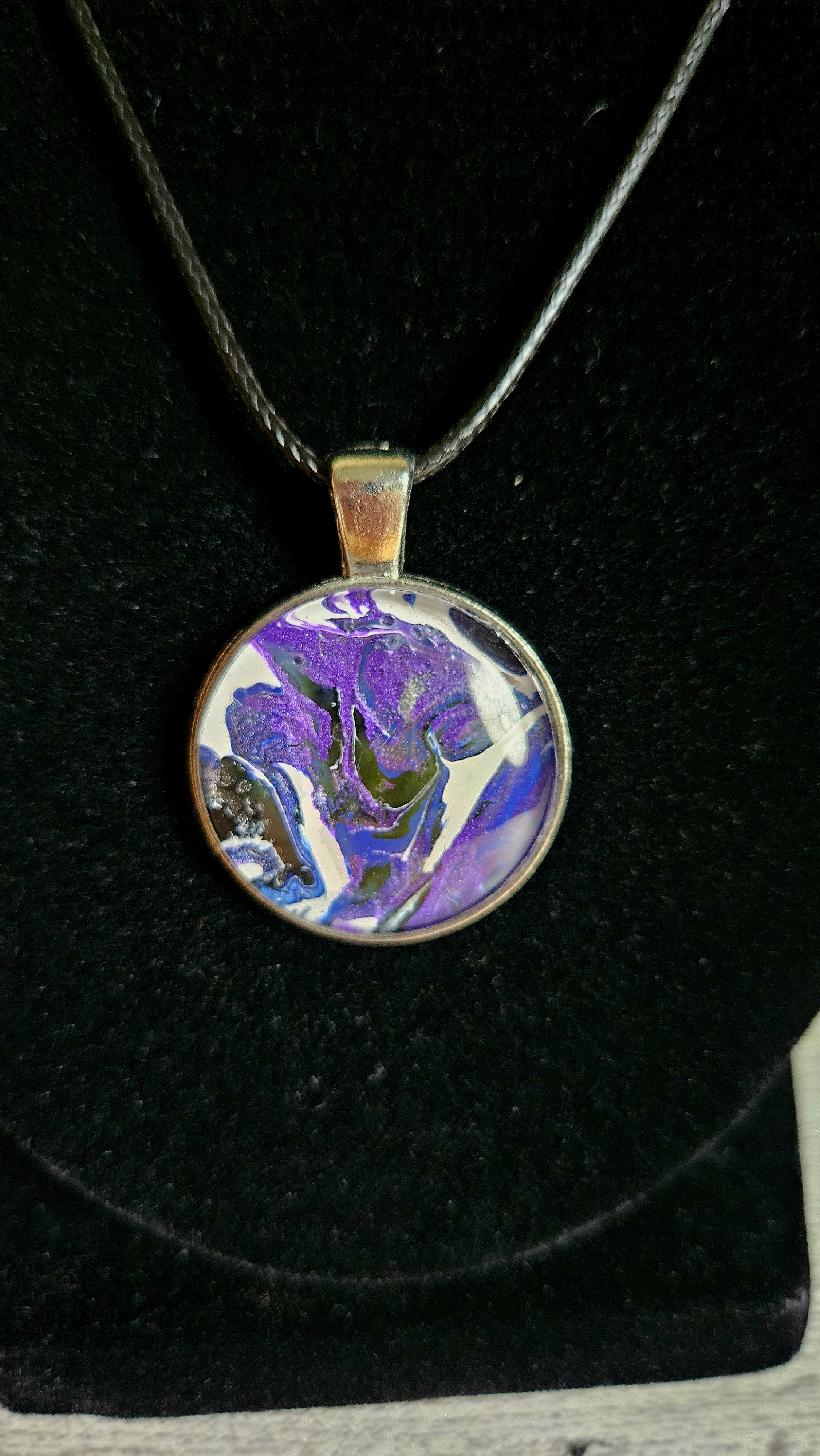 Purple Pendant Necklace