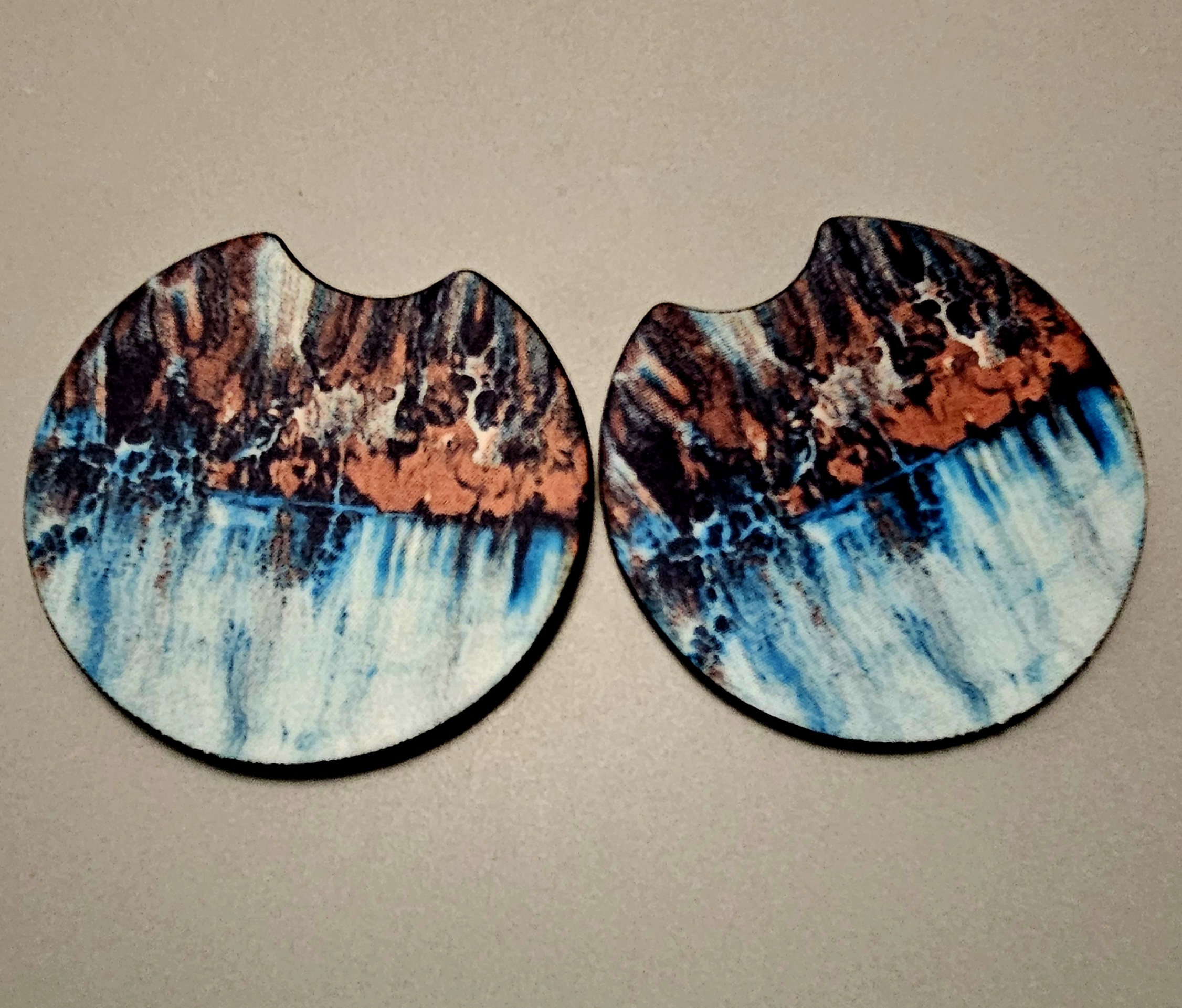 Abstract Art Car Coasters