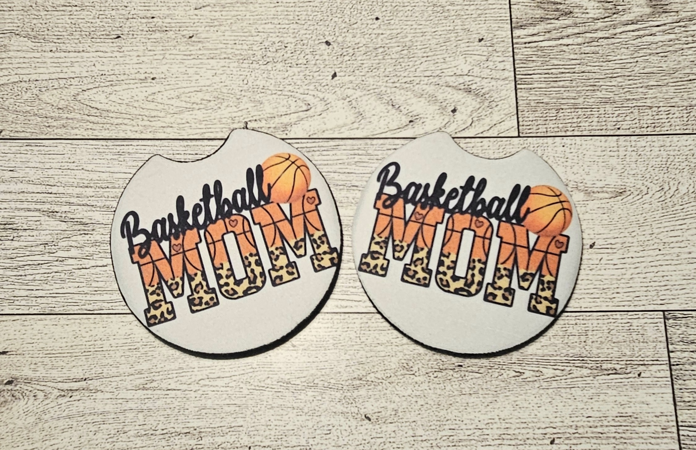 Basketball Mom Car Coasters