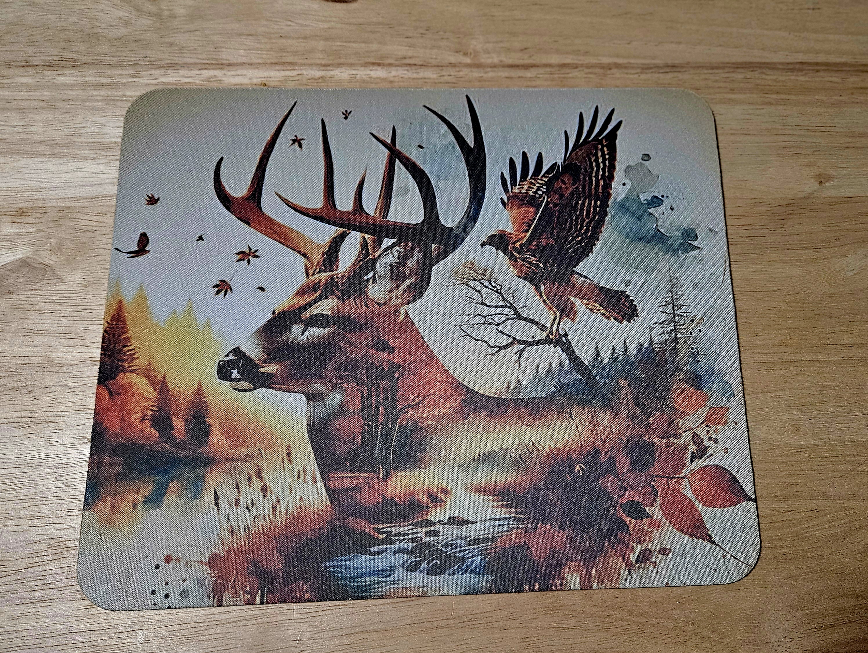 Decorative Nature-Themed Mouse Pad