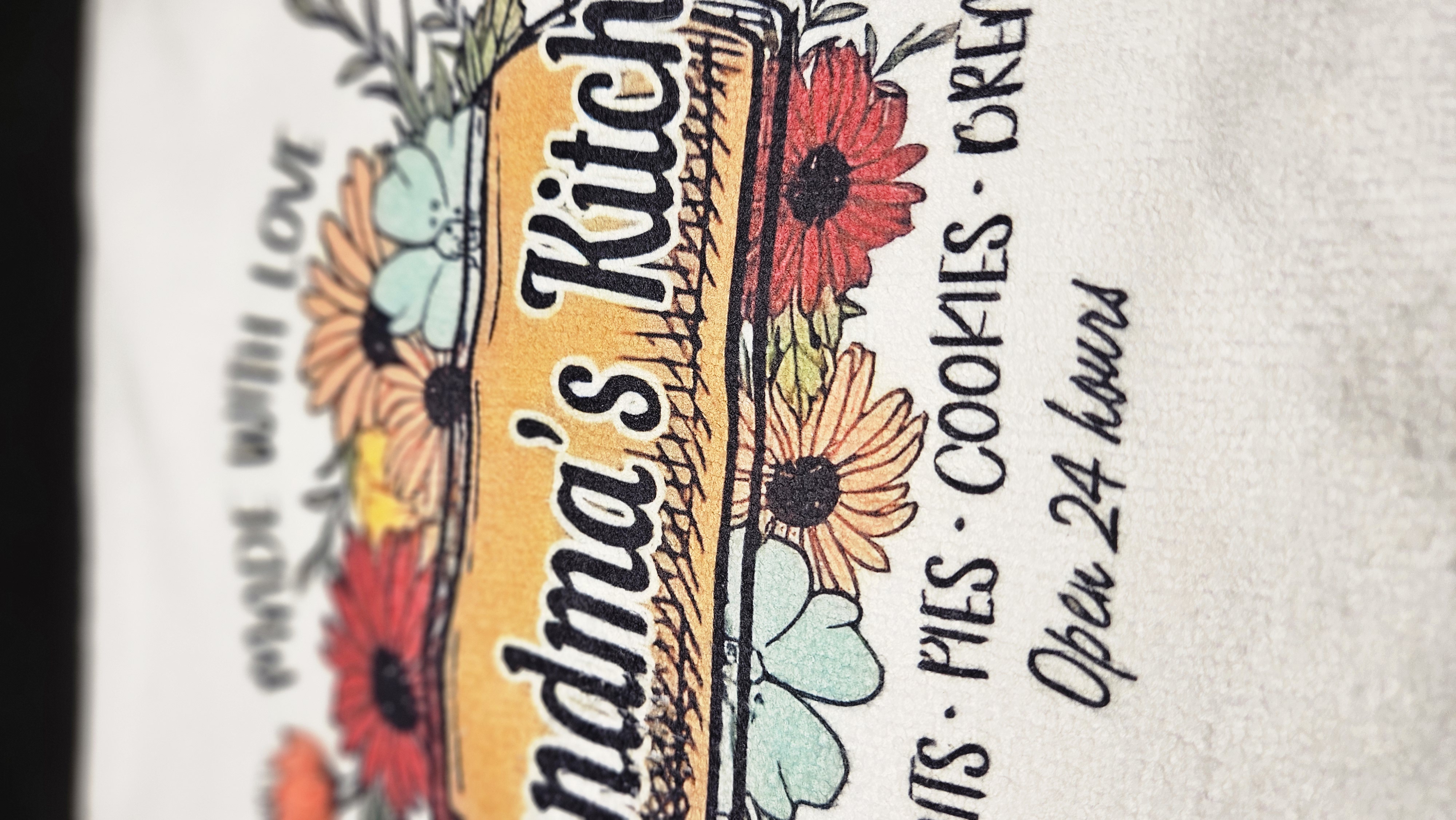 Grandma's Kitchen Tea Towel