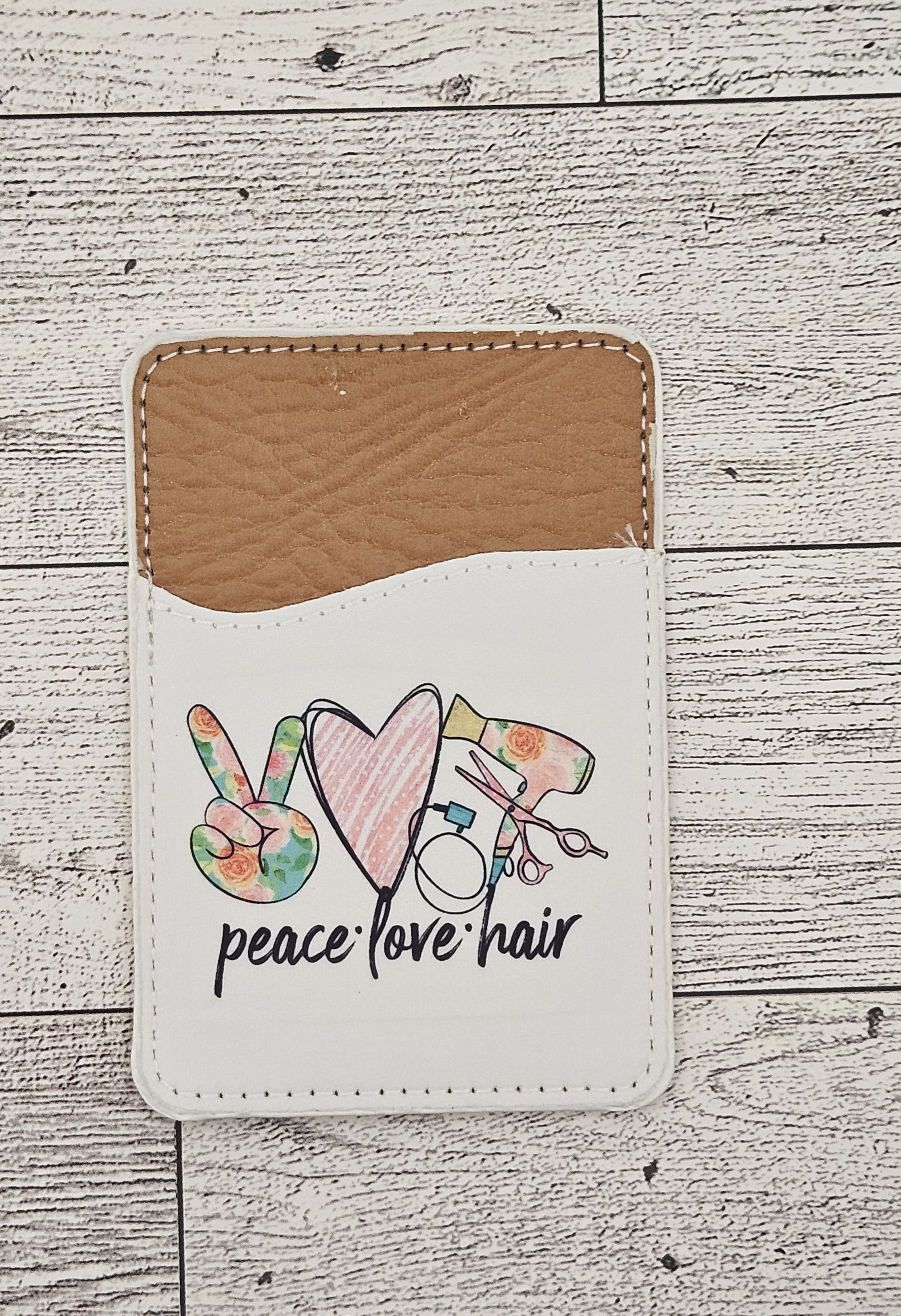 Hair Stylist Phone Card Holder