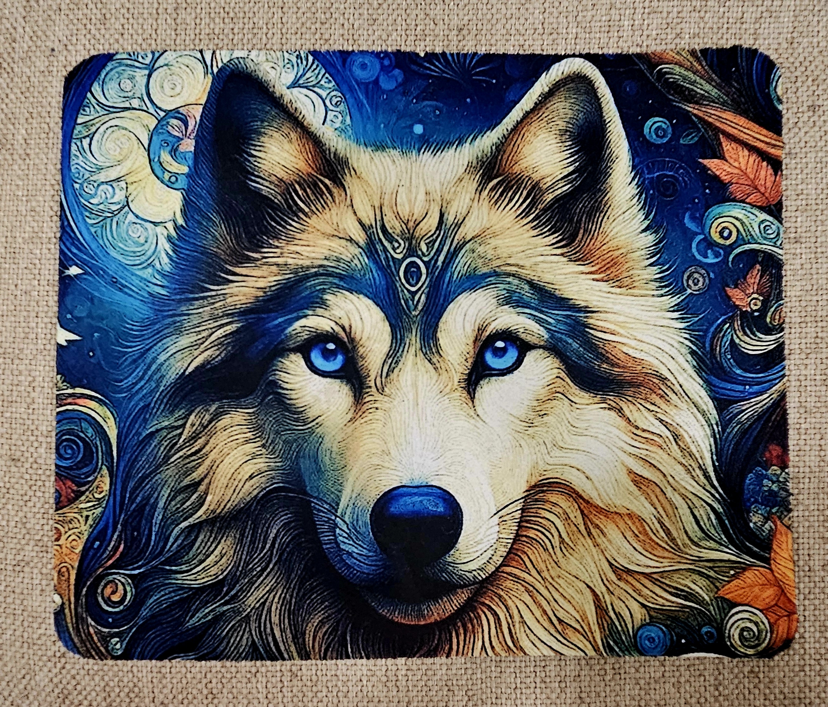 Wolf Themed Mouse Pad