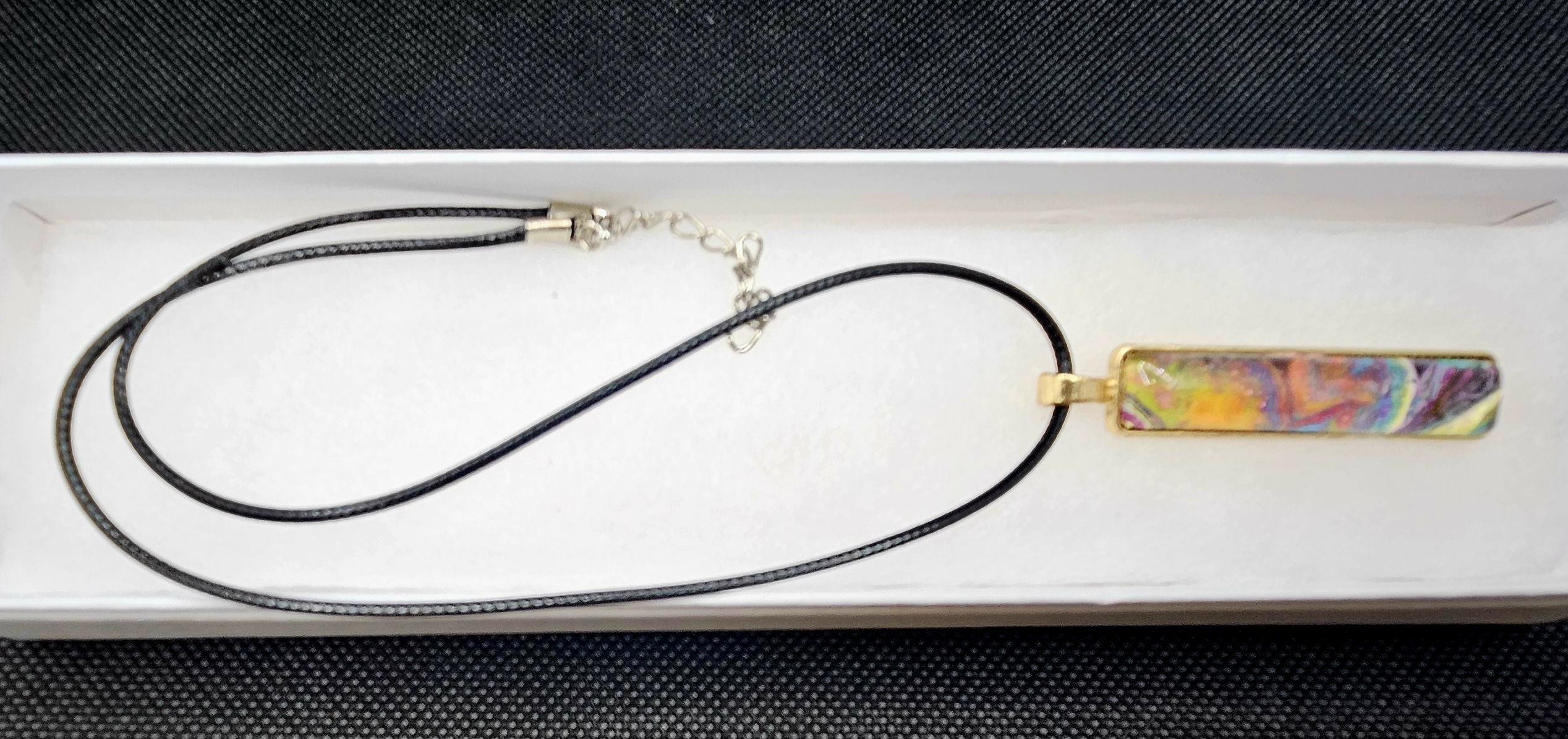 Rainbow Pendant Necklace