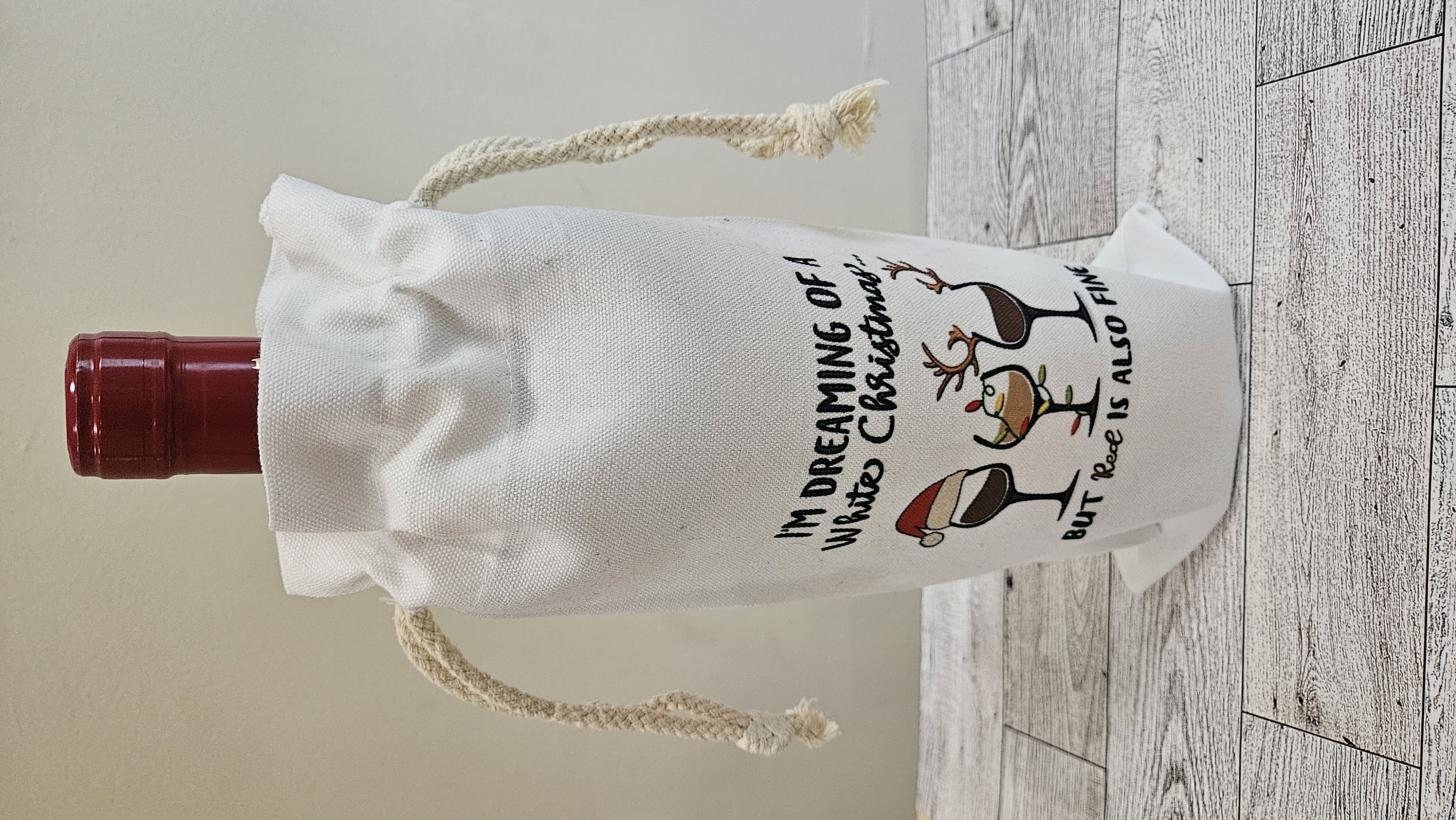 Christmas Wine Bottle Bag