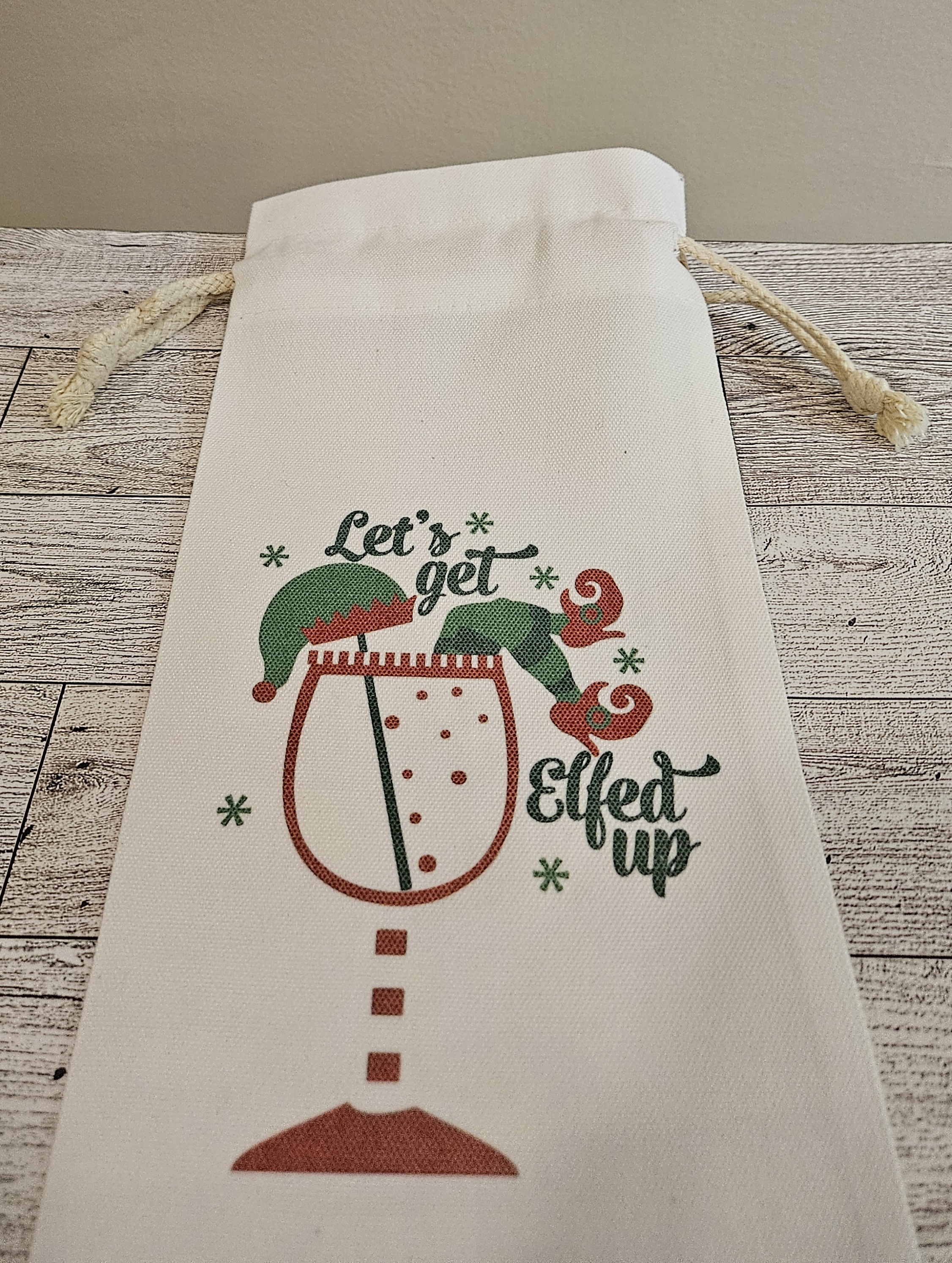 Holiday Wine bags