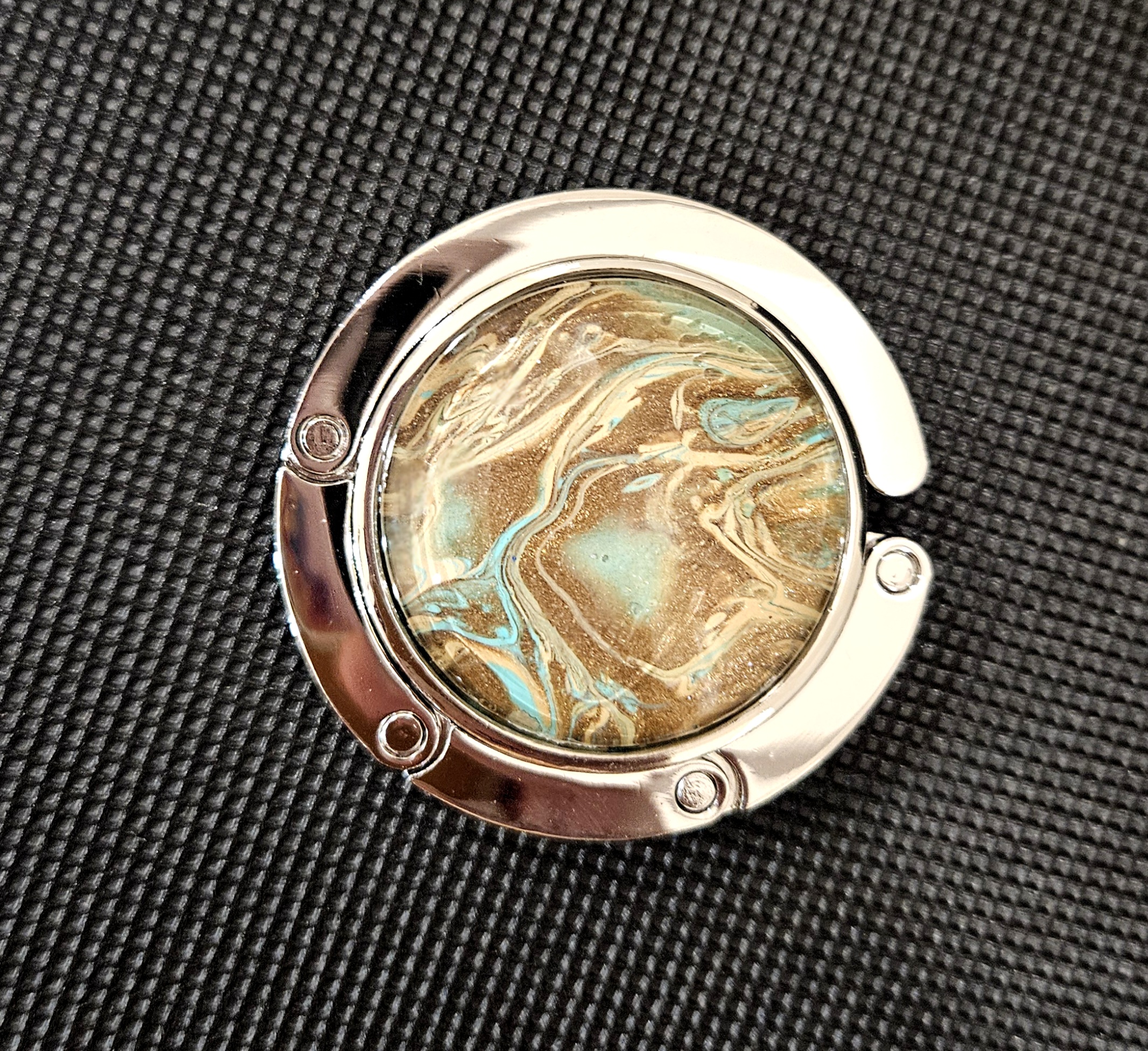 Marble Pattern Purse Hook